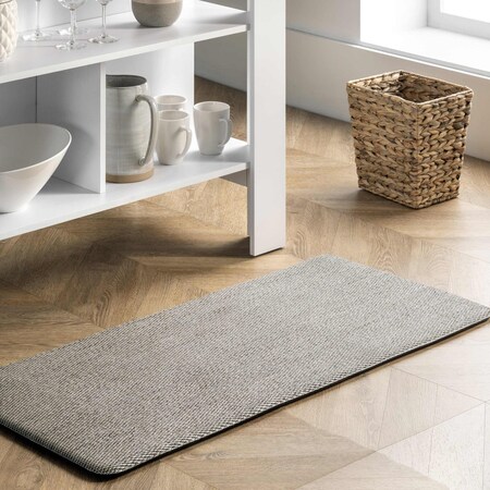 Nuloom Antifatigue Mat, 42 in L x 20 in W, 0.60 in Thickness, 95% PVC, 5% Polyester, Oriental/Persian EBWM06A-20042
